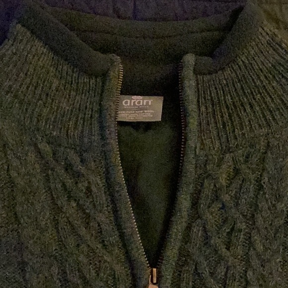 NWOT Windproof Aran Style Sweater/Jacket - Picture 4 of 6